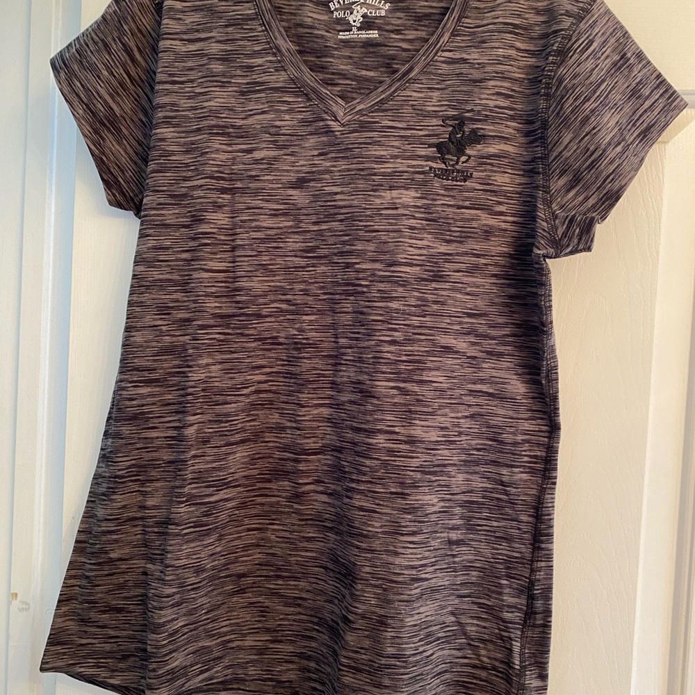 Beverly Hills polo Club Gray Black Athletic Shirt XL NWT - Picture 9 of 10